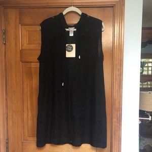 Dotti black beach coverup